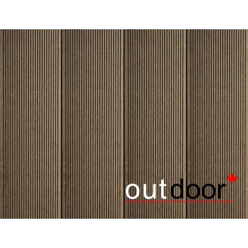 Террасная доска ДПК Outdoor 150*25*4000 мм. браш/вельвет темно-коричневая Террасная доска ДПК Outdoor 150*25*4000 мм. браш/вельвет темно-коричневая